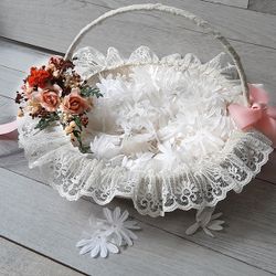 Cesta Boda Presentación con Flores