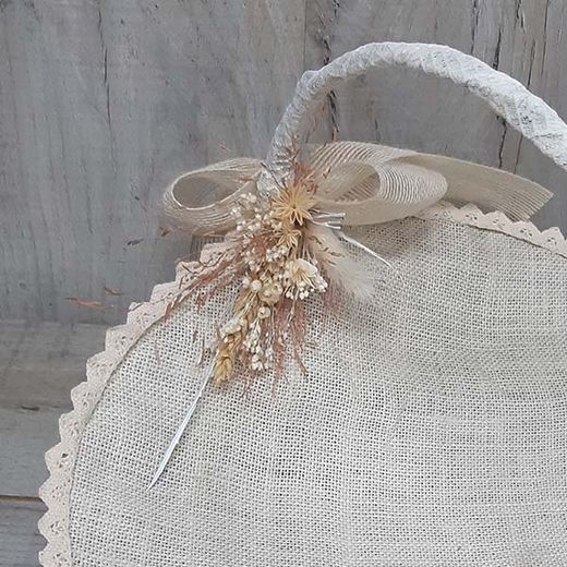 Cesta Boda Presentación con Flores