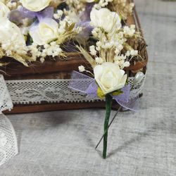 Cesta con 80 Alfileres de una Rosa