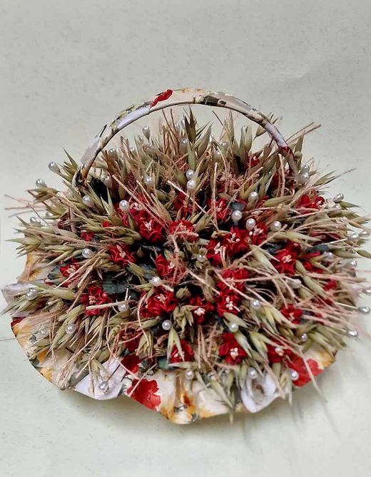 Cesta con 90 Alfileres Azahar