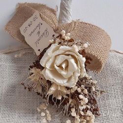 Cesta Grande con Flores Secas