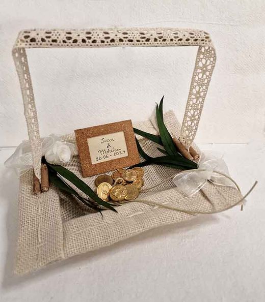 Bandejaº de Arras y Anillos Rústica Natura