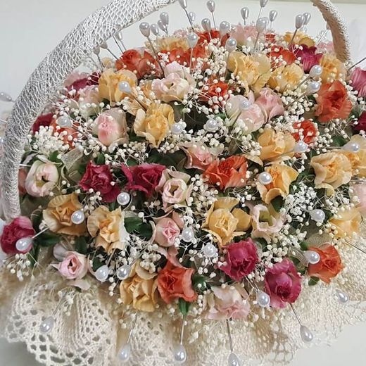 Cesta para los Alfileres de Boda