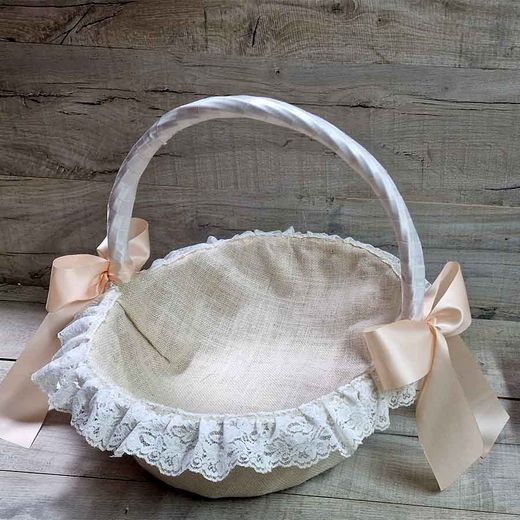 Cesta Grande para Pétalos y Regalos de Boda