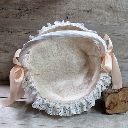 Cesta Grande para Pétalos y Regalos de Boda