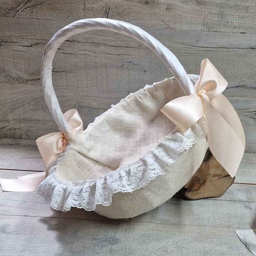 Cesta Grande para Pétalos y Regalos de Boda