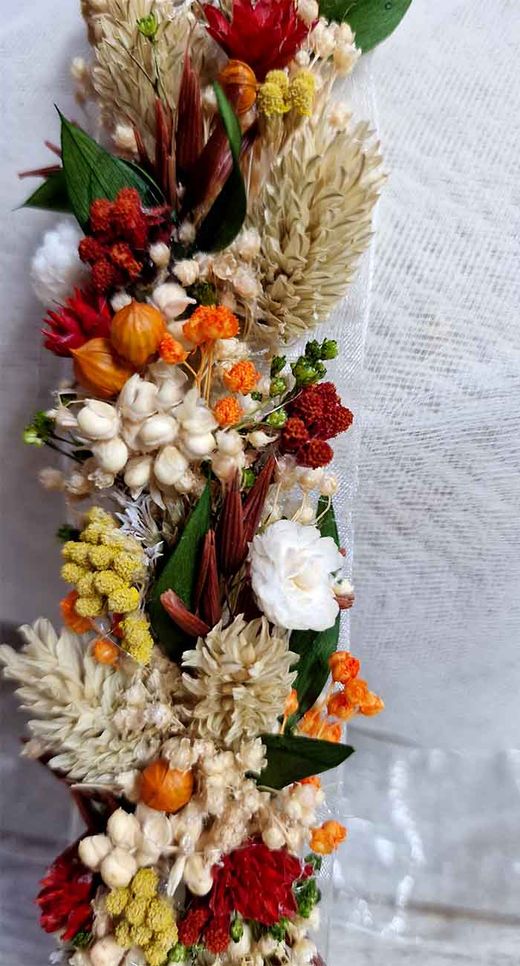 Cinta de Flores Otoñales 5 x 32 cm