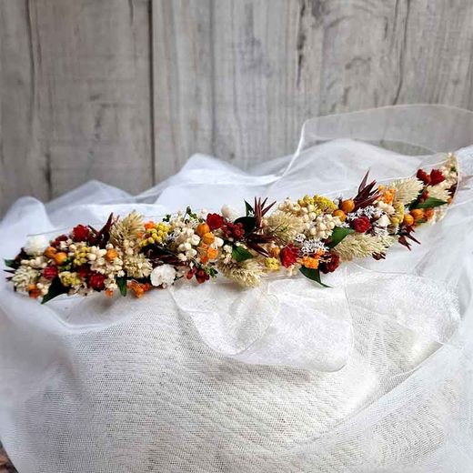 Cinta de Flores Otoñales 5 x 32 cm