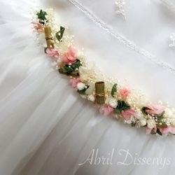 Cinturas o Tirantes de Flores Sara