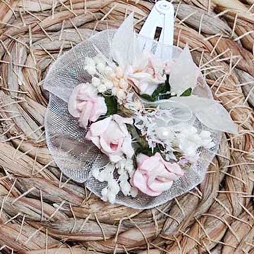 Clip Pelo Bebé Flores Anna