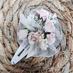 Clip Pelo Bebé Flores Anna