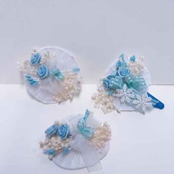 Clip Pelo Bebé Paniculata y Guipur Colores