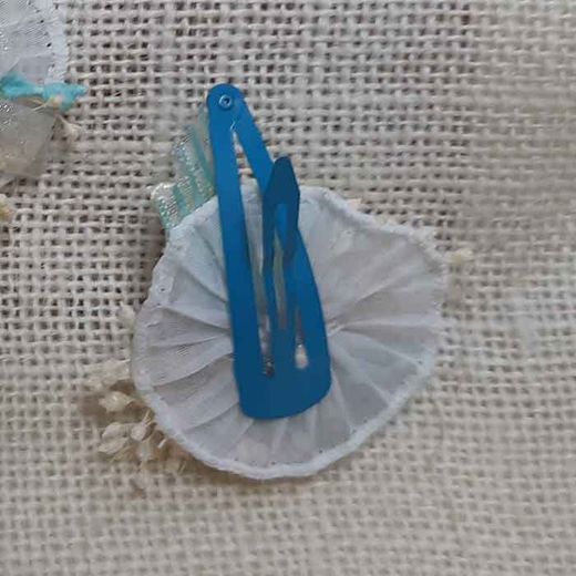 Clip Pelo Bebé Paniculata y Guipur Colores