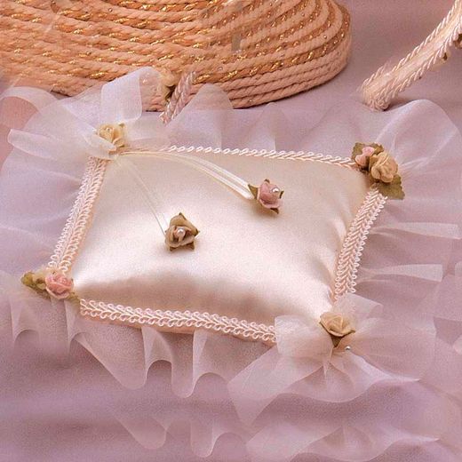 Cojín Portaalianzas Corazón Luna