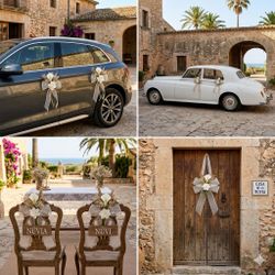 Comprar 4 Lazos Coche con Flores