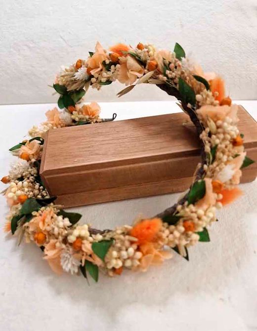 Corona A Medida Flores Preservadas