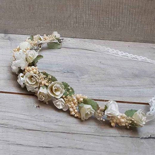 Media Corona Boho Campanillas