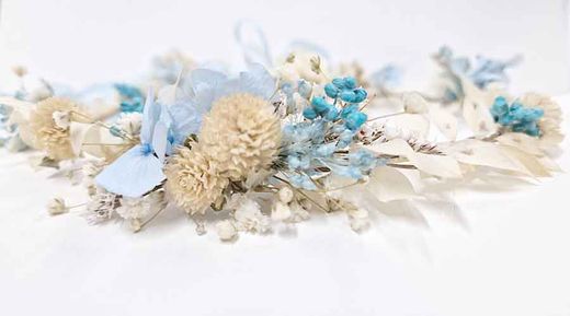 Corona Niña Madroños Azul