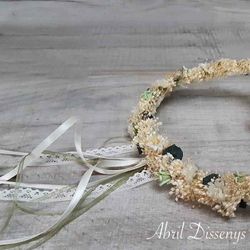 Corona Paniculata y Flor Daniela