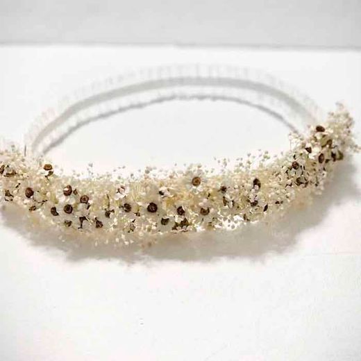 Corona para Bebés Flores Margaritas