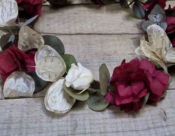 Corona Para el Pelo Burdeos Helios