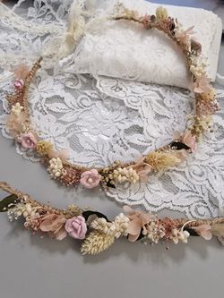 Corona y Flor Cintura Niña Ariel