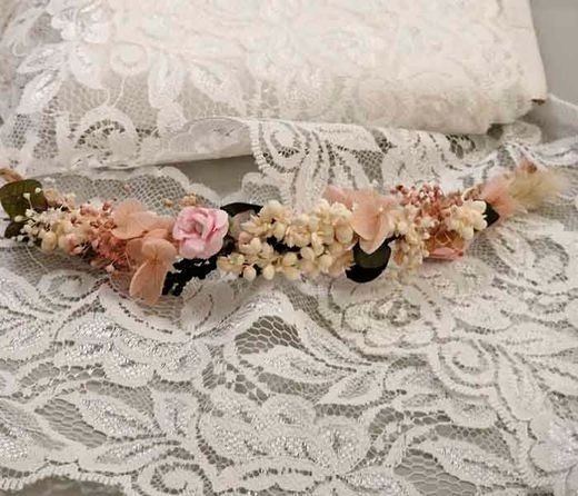 Corona y Flor Cintura Niña Ariel