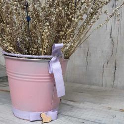 Cubo con Ramillete de Flor y Lavanda