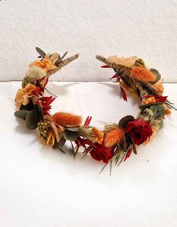 Diadema con 2 Rosas Preservadas Iria