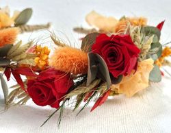 Diadema con 2 Rosas Preservadas Iria