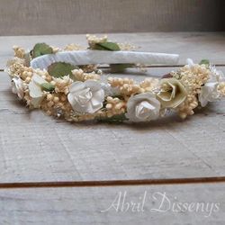 Diadema de Campanillas Blancas