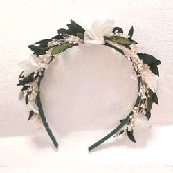 Diadema de Flores para Ceremonias Dámaris