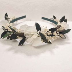 Diadema de Flores para Ceremonias Dámaris