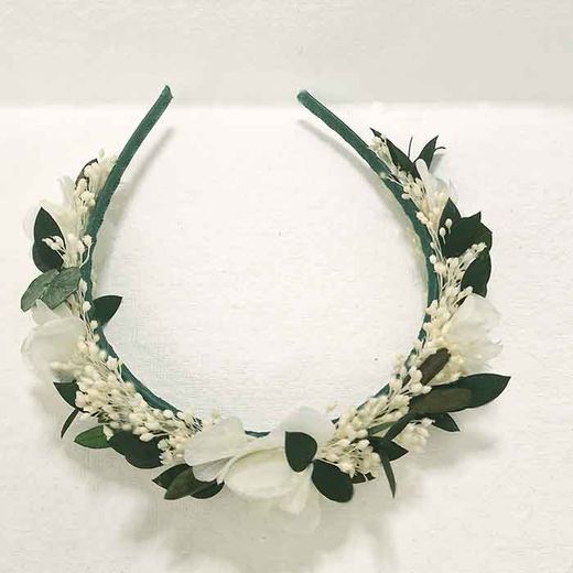 Diadema de Flores para Ceremonias Dámaris