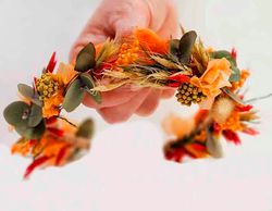 Diadema de Flores Preservadas Iria