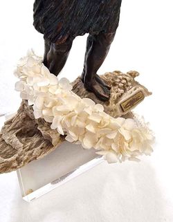 Diadema de Hortensia Blanca