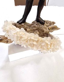 Diadema de Hortensia Blanca