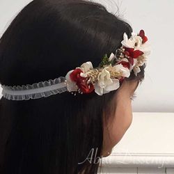 Diadema Elástica Bebé Cerezas