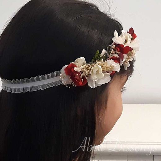 Diadema Elástica Bebé Cerezas