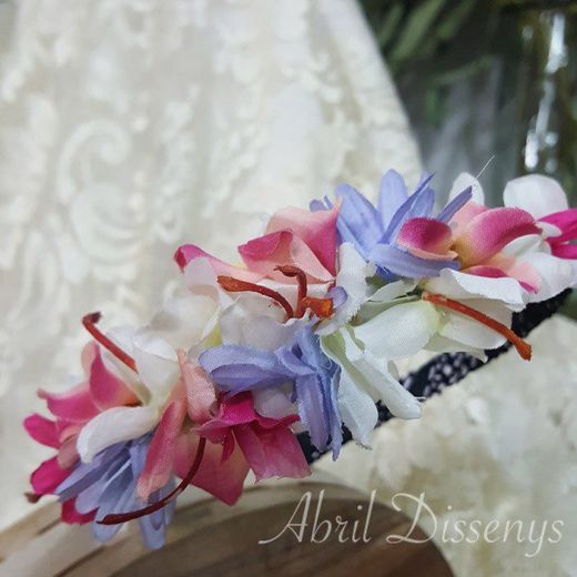 Diadema Flor Lateral Eva