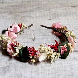 Diadema Flor Preservada Diana
