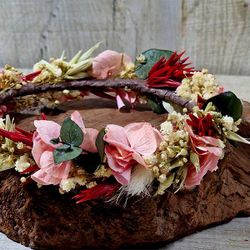 Diadema Flor Preservada Diana