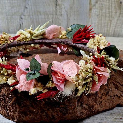 Diadema Flor Preservada Diana
