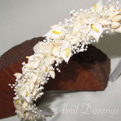 Diadema Flor y Calas Sandra