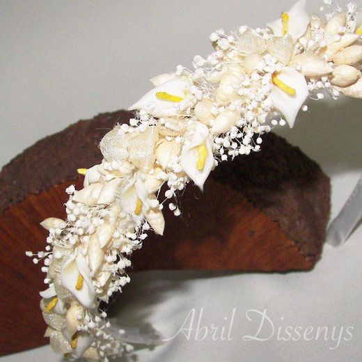 Diadema Flor y Calas Sandra
