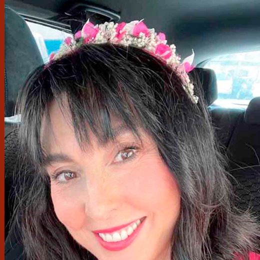 Diadema Flores Color Lima