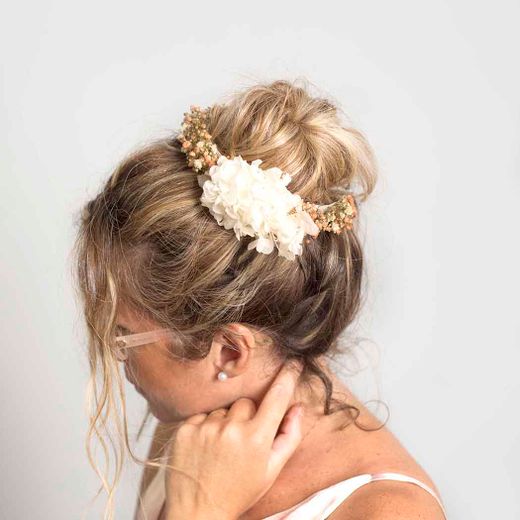 Diadema Flores Color Lima