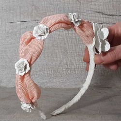 Diadema Flores y Nubes