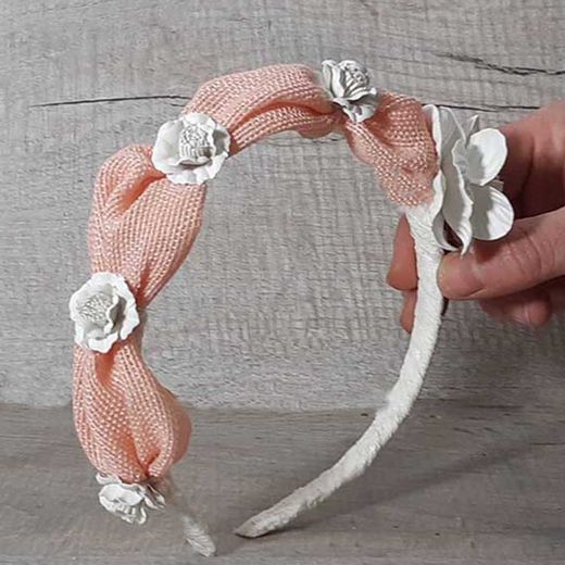 Diadema Flores y Nubes