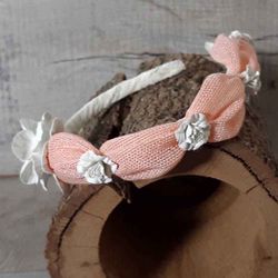 Diadema Flores y Nubes